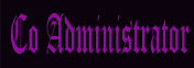 Co-Administrator Co-Administrator