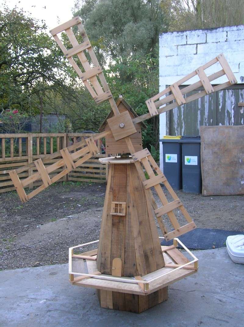 comment construire un moulin a vent en bois